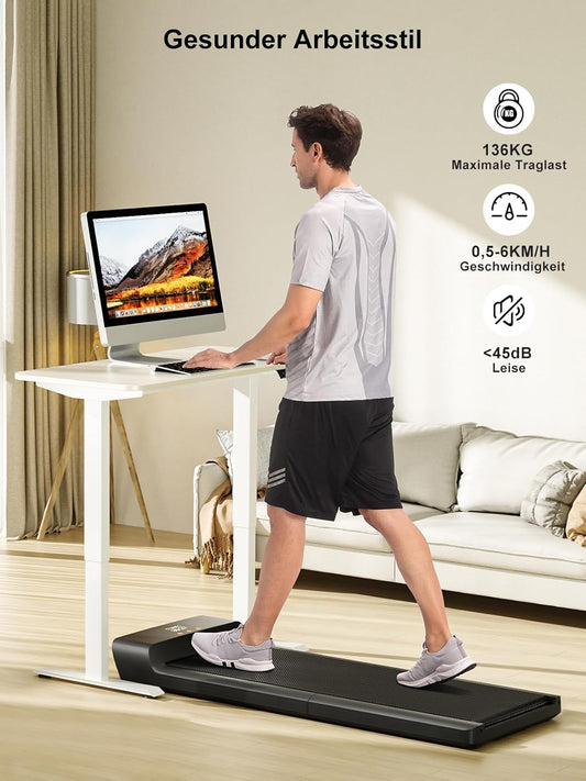 Klappbares Laufband: Für Büro & Zuhause mit LED‑Display & App