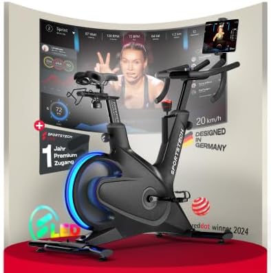 Sbike Lite: Heimtrainer mit App & Tablet-Halterung