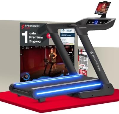 sTread Pro/Lite: Klappbares Laufband, 20 km/h, 17 % Steigung