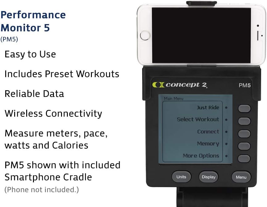 BikeErg: Premium Indoor Exercise Bike with PM5 Monitor