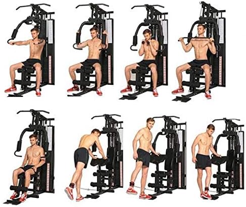 HG3 Kraftstation Multi-Gym mit 45kg Gewichten, erweiterbar auf 100kg