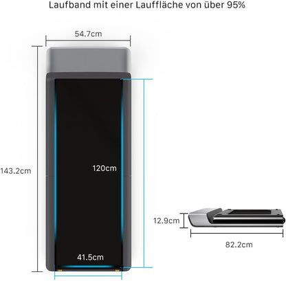 P1 Faltbares Laufband für Zuhause mit App & Fernbedienung