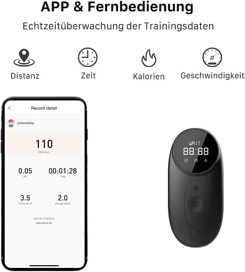P1 Faltbares Laufband für Zuhause mit App & Fernbedienung