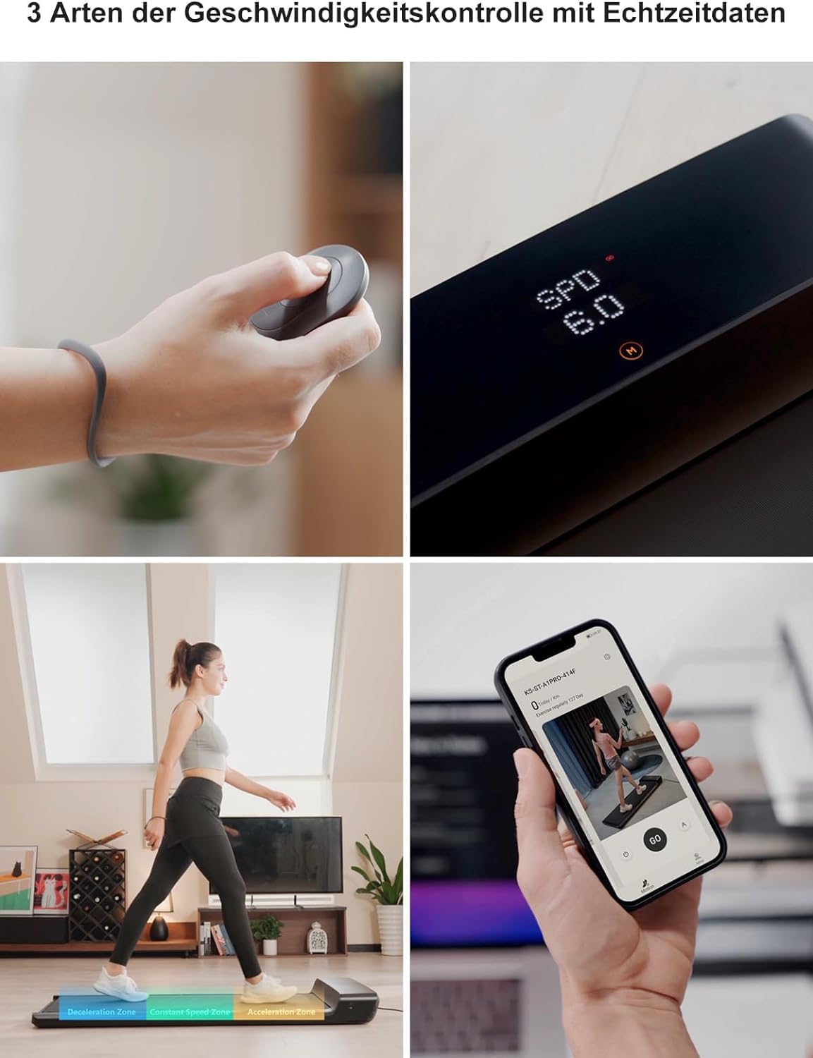 Klappbares Laufband: Für Büro & Zuhause mit LED‑Display & App