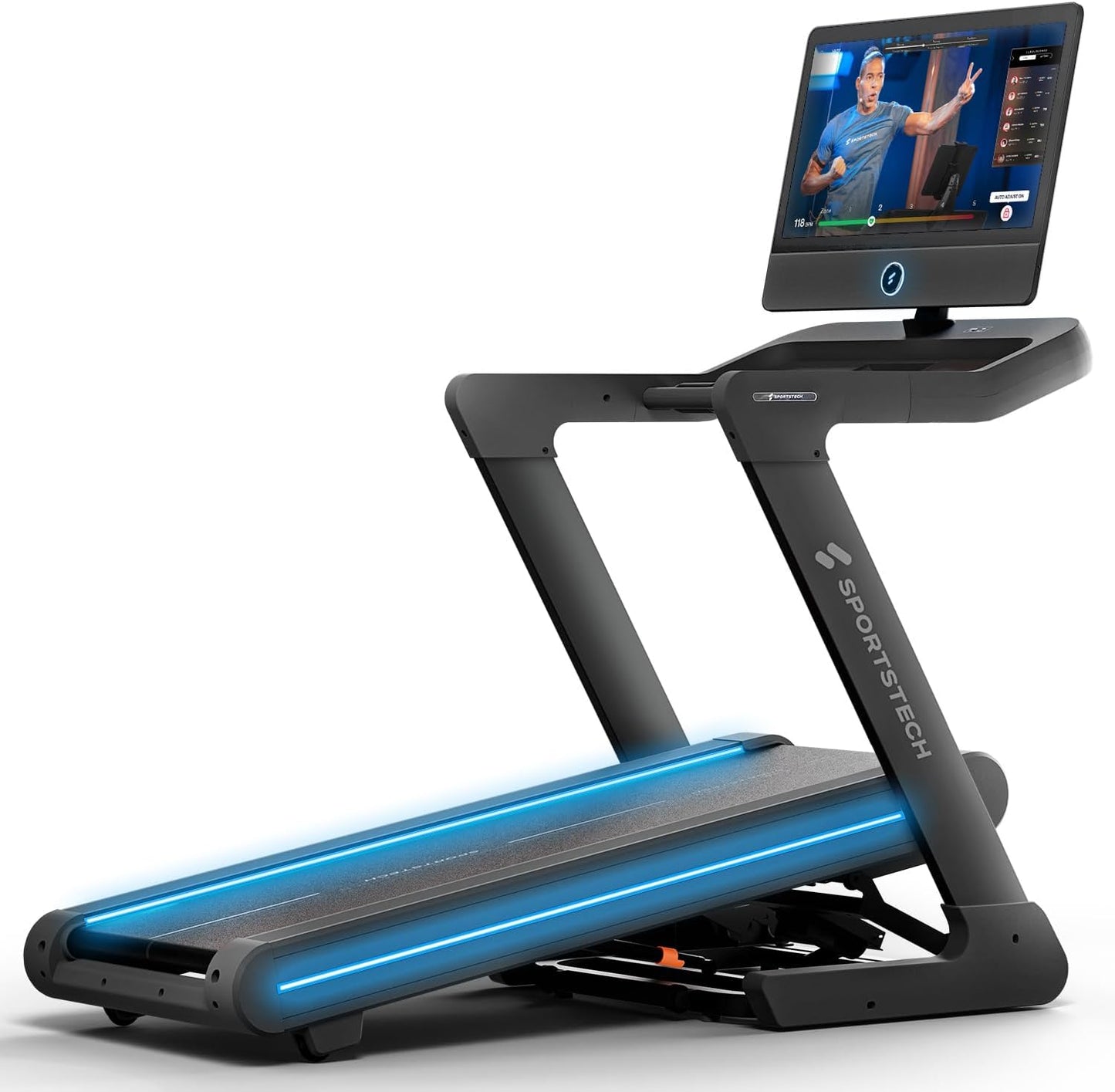 sTread Pro: Klappbares Laufband, 20 km/h, 15% Steigung, mit App