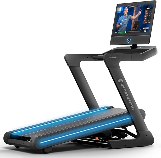 sTread Pro: Klappbares Laufband, 20 km/h, 15% Steigung, mit App