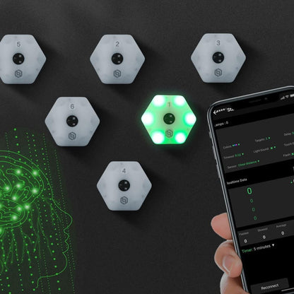 Intelligente App-gesteuerte Reaktionslichter für Fitness, Sport und Agilitätstraining