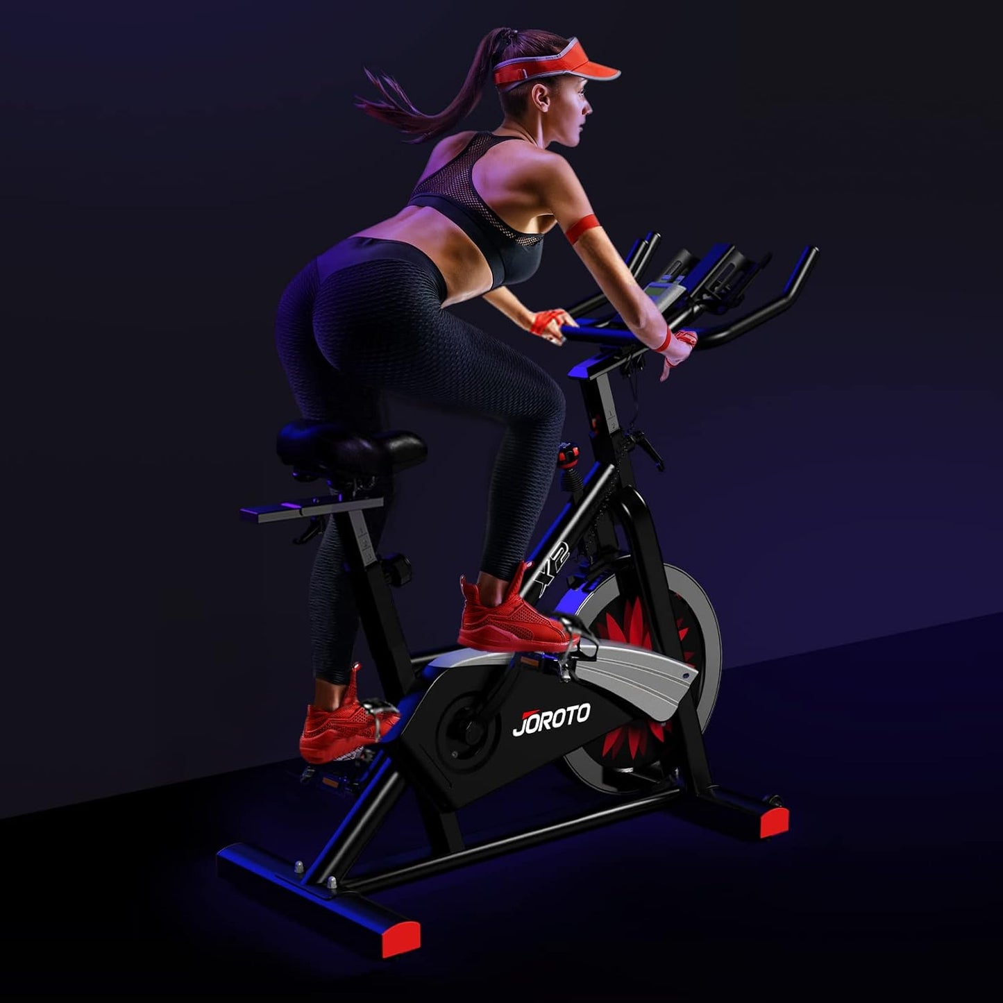X2 Pro: Heimtrainer mit Magnetwiderstand & LCD-Monitor