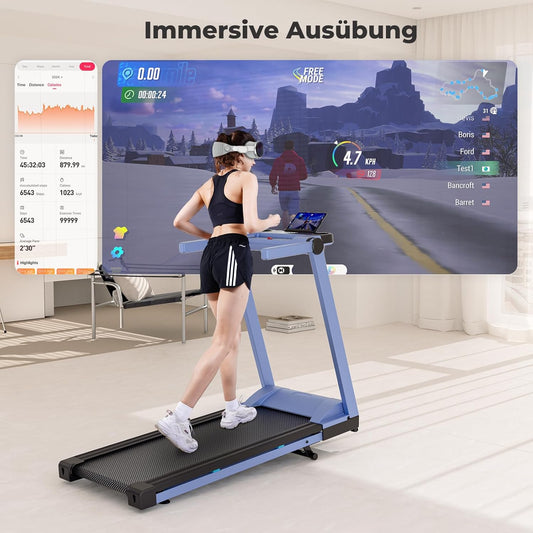 Raceable Laufband: High-Tech Home Laufband mit Steigung & AI Coach