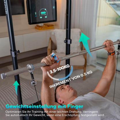 Smart Home Gym All-in-One Fitness Power Cage