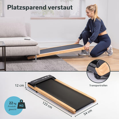 Nordik Walking Pad: Laufband für Home Fitness & Büro, mit Steigung