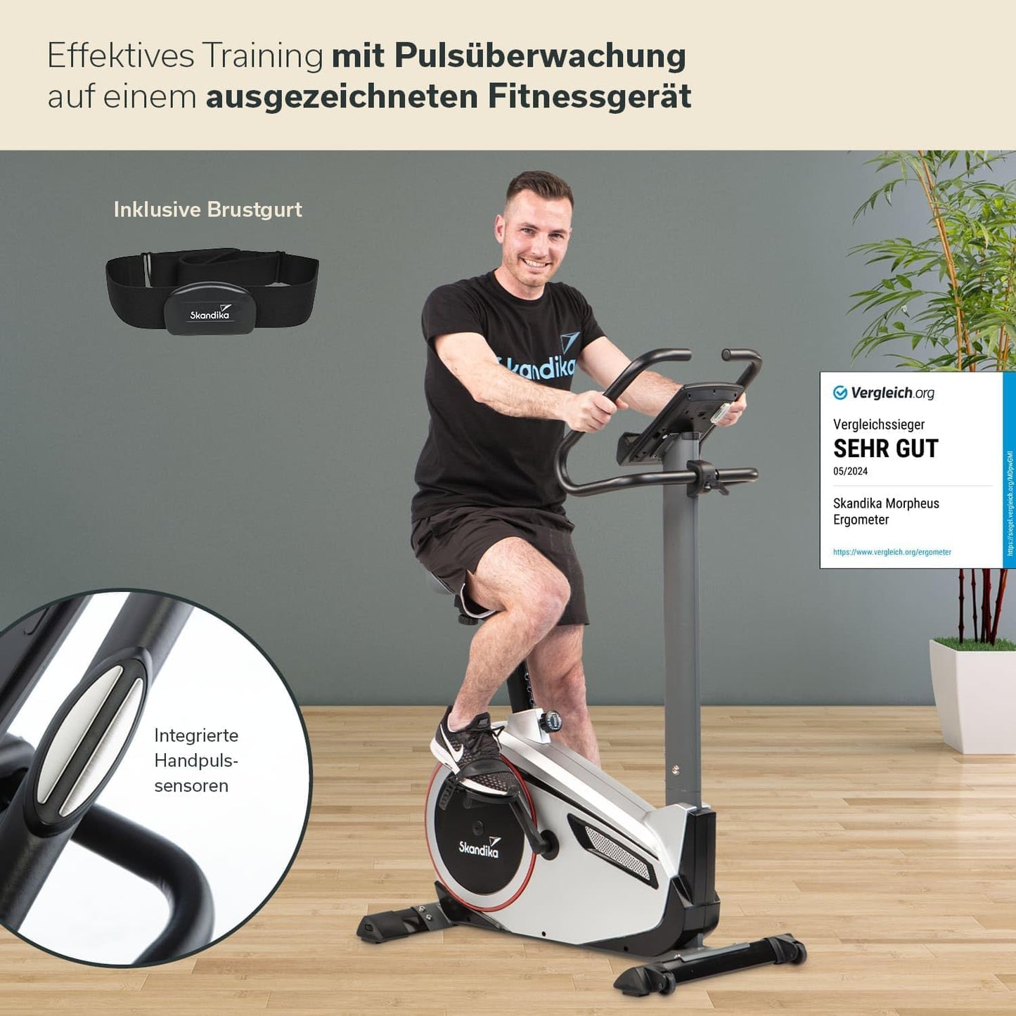 Morpheus: Ergometer mit 12 kg Schwungmasse