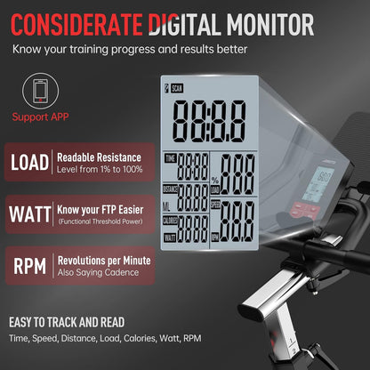 X2: Leises Heimtrainer-Ergometer mit LCD-Monitor