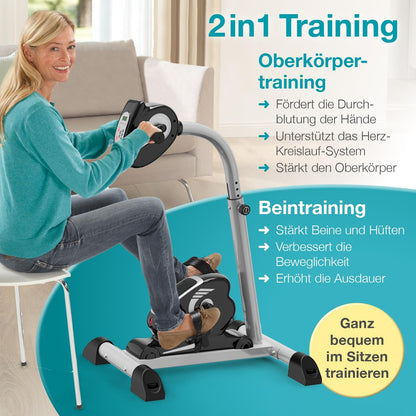 2-in-1: Arm- und Beintrainer mit Motorunterstützung