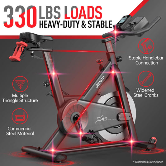 X4S: Bluetooth Heimtrainer mit Magnetwiderstand