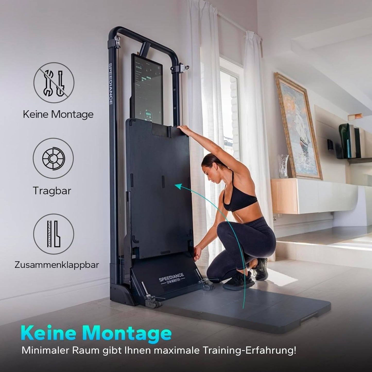 Smart Home Gym All-in-One Fitness Power Cage