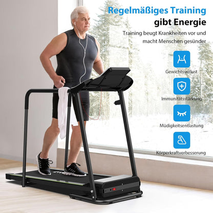 Senioren Laufband: Heimtrainer mit extra langen Handläufen für Senioren