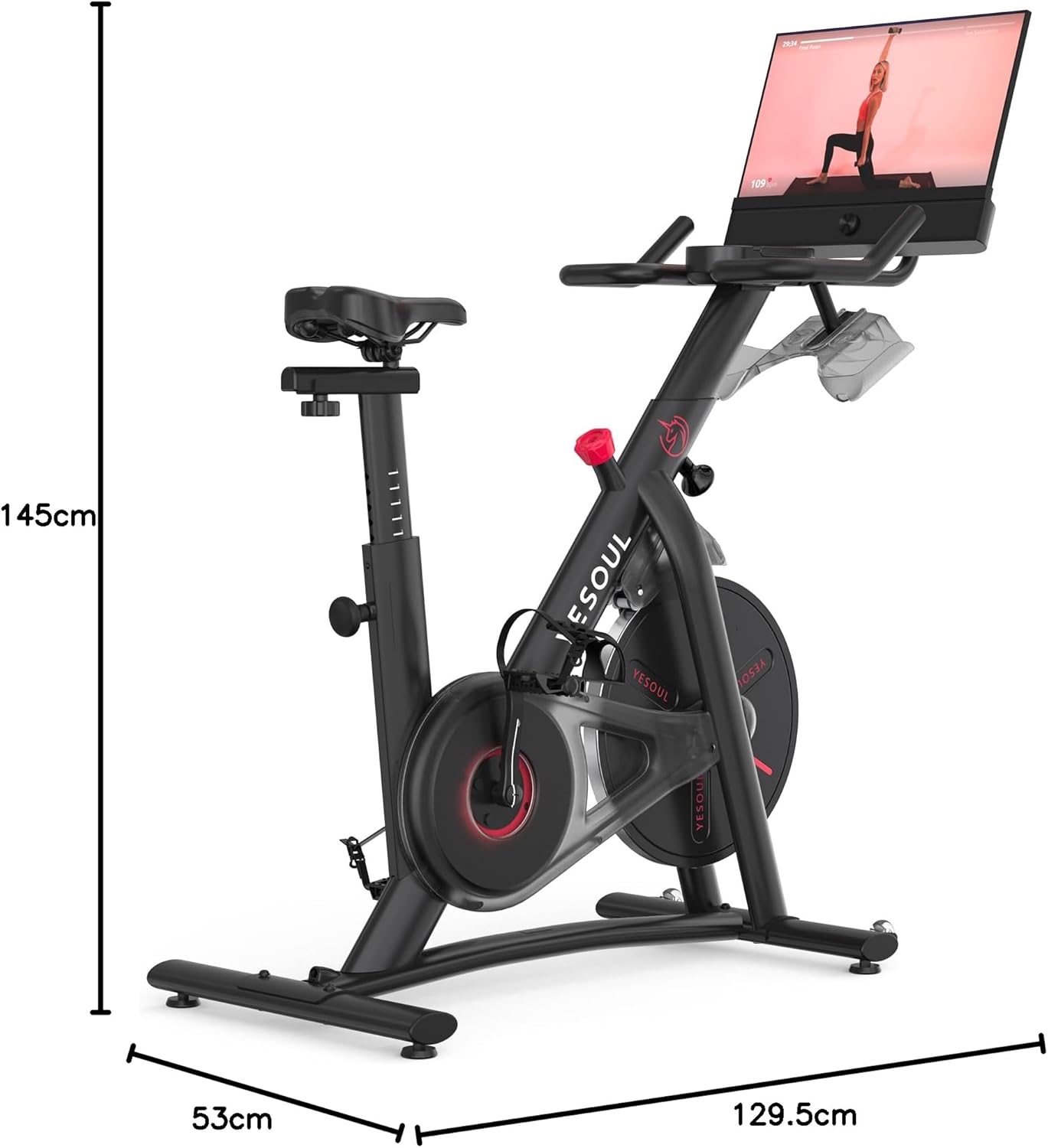 G1M Plus: Leises Indoor‑Bike mit 21,5″ FHD‑Display