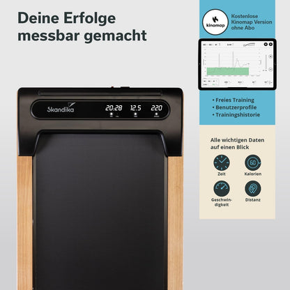 Nordik Walking Pad: Laufband für Home Fitness & Büro, mit Steigung