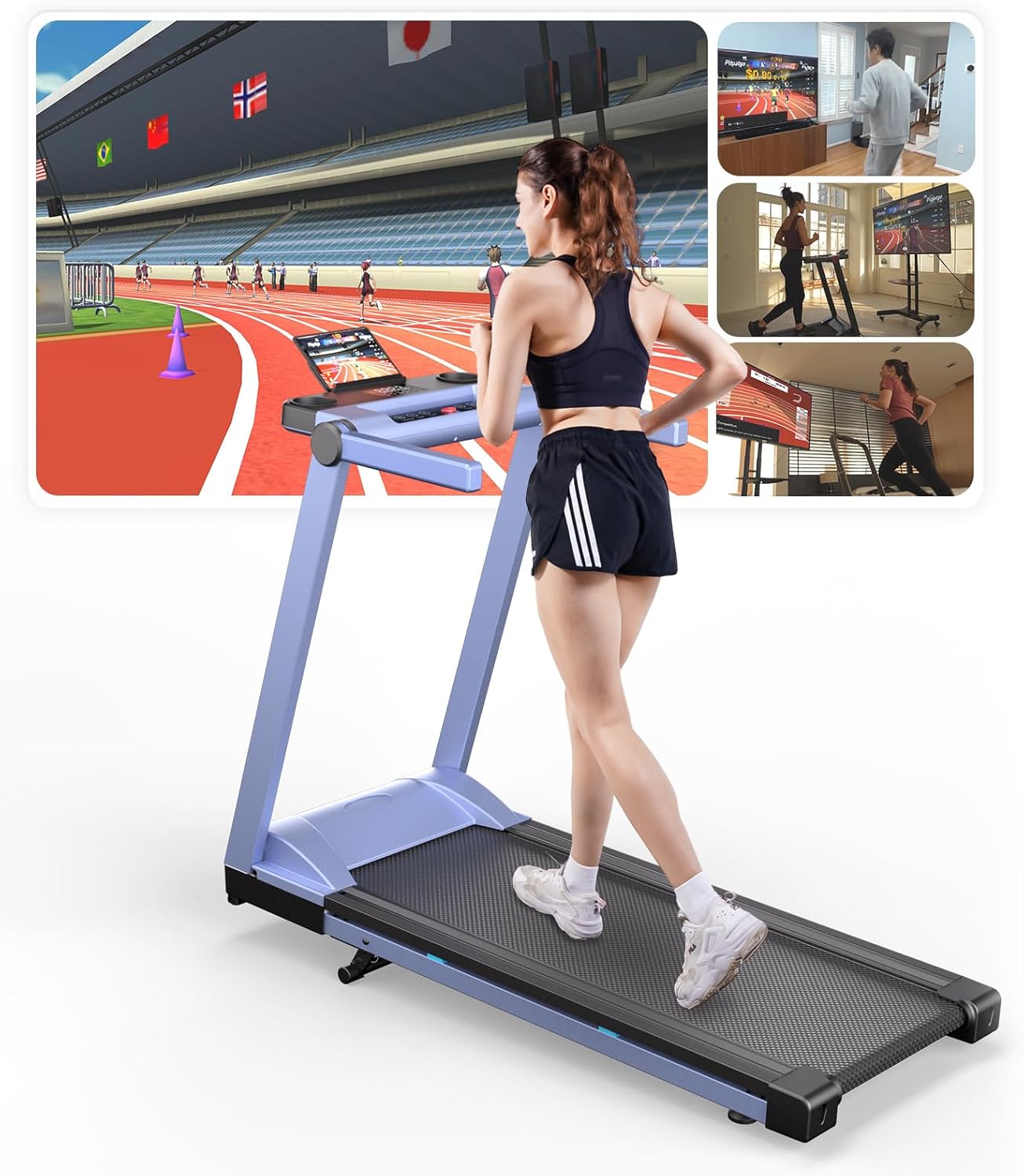Raceable Laufband: High-Tech Home Laufband mit Steigung & AI Coach