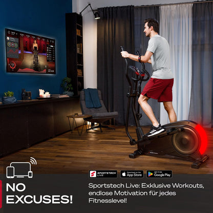 CX700: Crosstrainer, 24kg Schwungmasse, App & Bluetooth