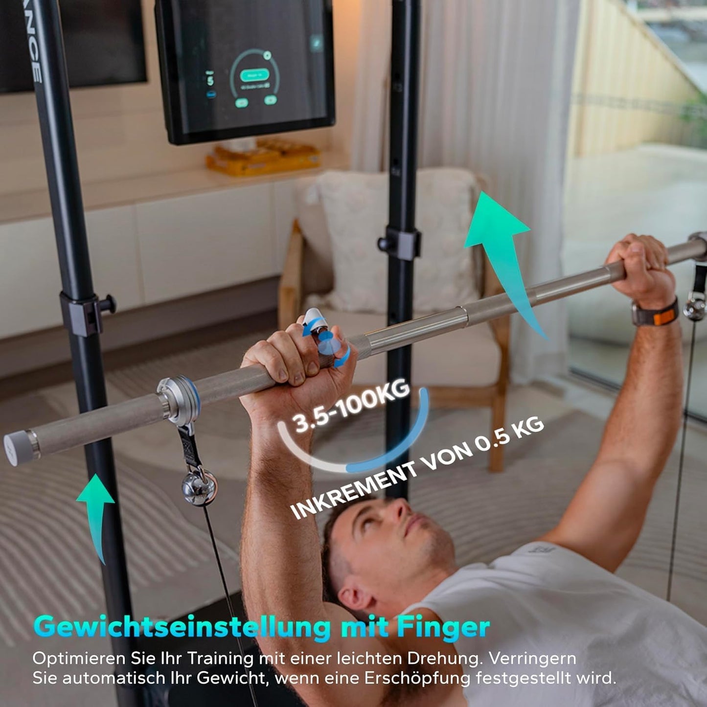 Smart Home Gym System Multifunktionale Smith Machine Power Cage