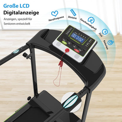 Senioren Laufband: Heimtrainer mit extra langen Handläufen für Senioren