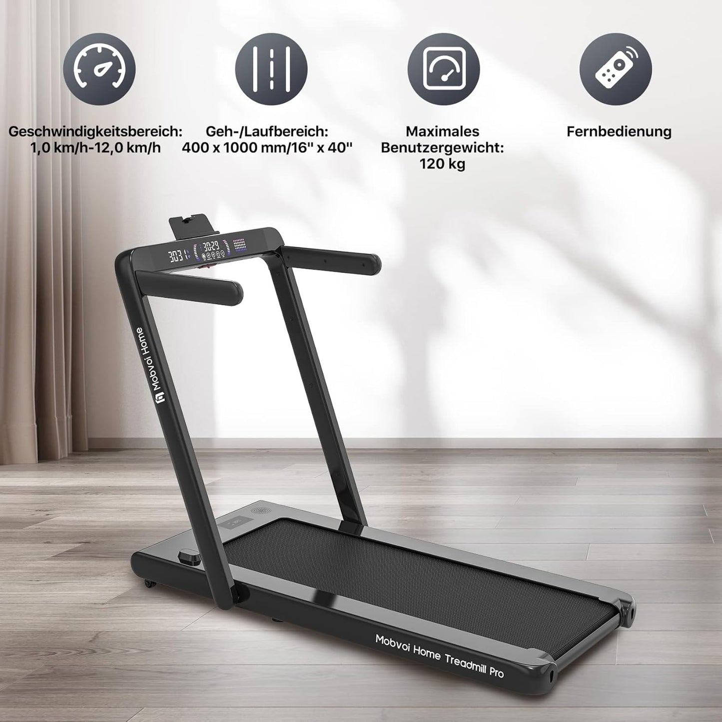 Home Laufband Ultra: 3‑in‑1 Gehen & Laufen für Zuhause