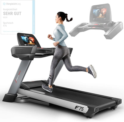 F75 Klappbar Profi Laufband mit Android Display, 7PS Leistung