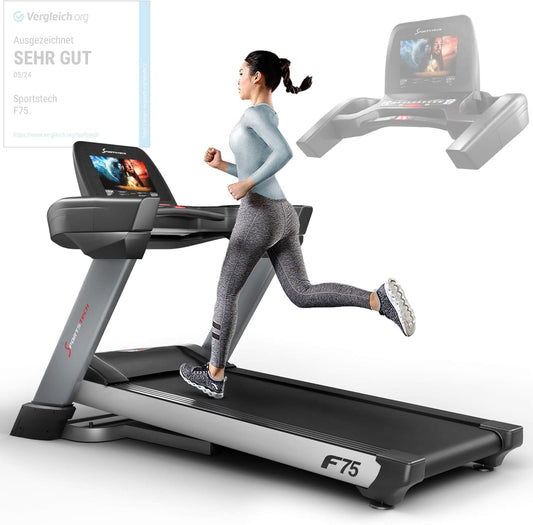 F75 Klappbar Profi Laufband mit Android Display, 7PS Leistung