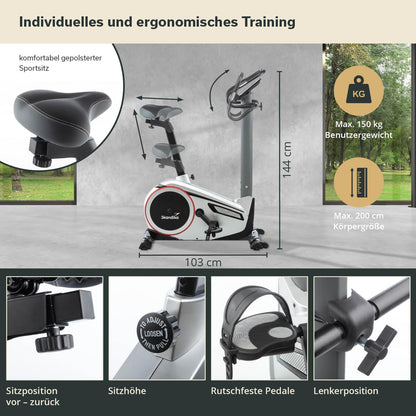 Morpheus: Ergometer mit 12 kg Schwungmasse