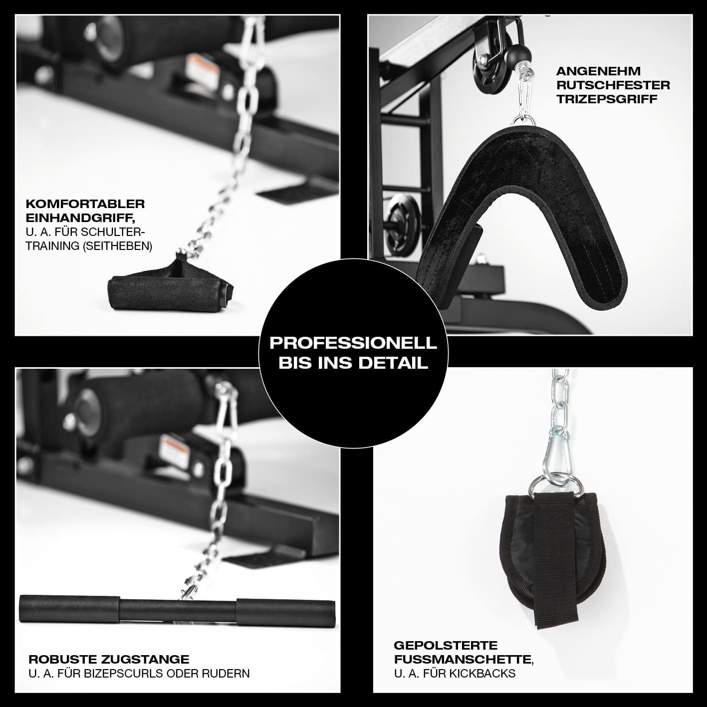Kraftstation: Komplettes Home Gym mit 67 kg Gewichten
