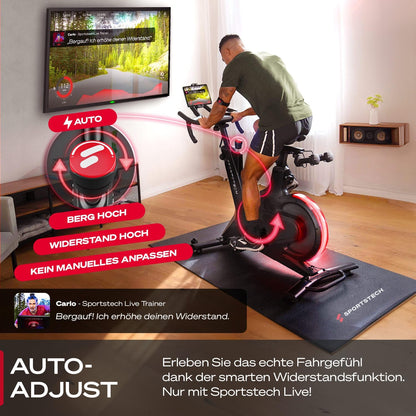 Sbike Lite: Heimtrainer mit App & Tablet-Halterung