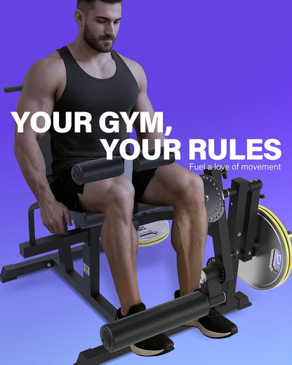 Beinstrecker & Beinbeuger Maschine - Professionelles Beintrainingsgerät für Zuhause