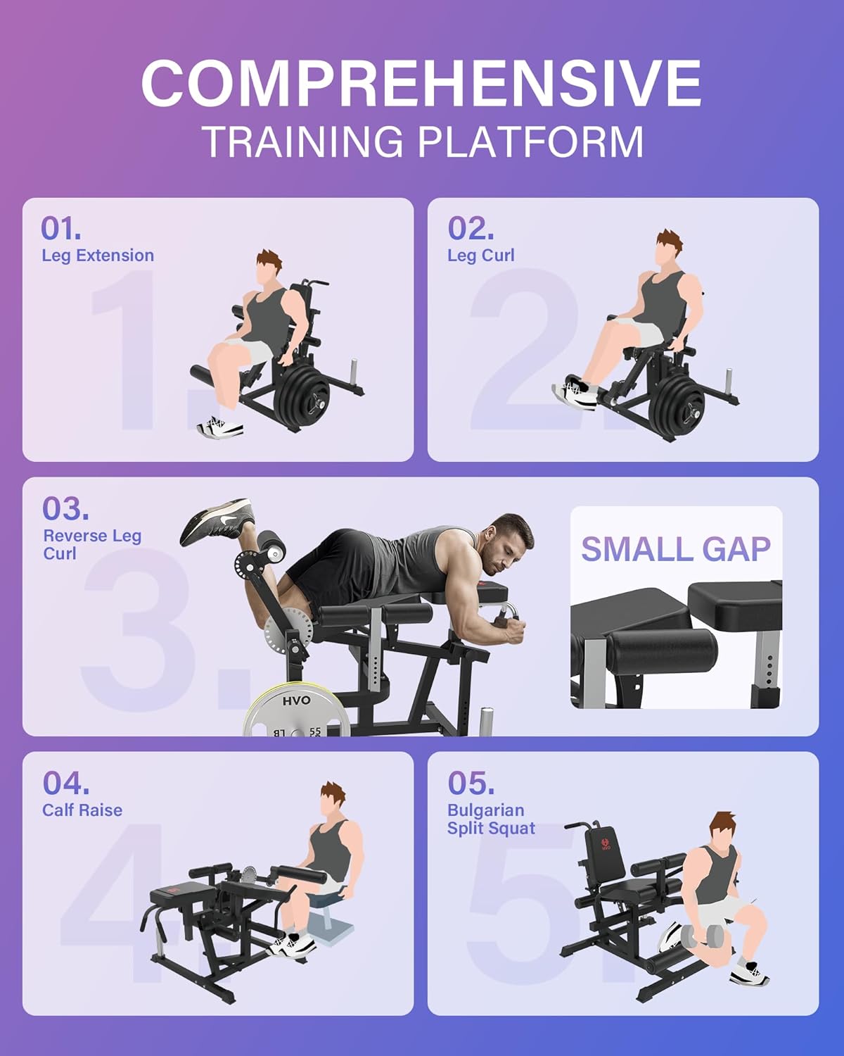 Beinstrecker & Beinbeuger Maschine - Professionelles Beintrainingsgerät für Zuhause