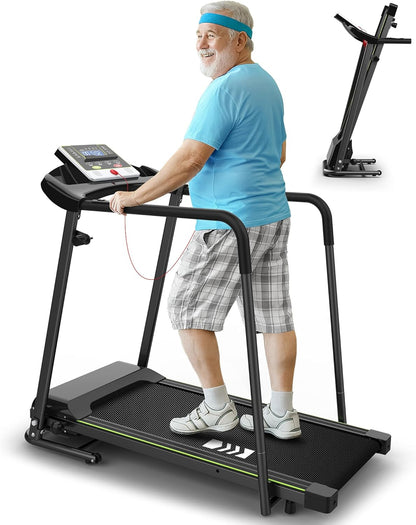 Senioren Laufband: Heimtrainer mit extra langen Handläufen für Senioren