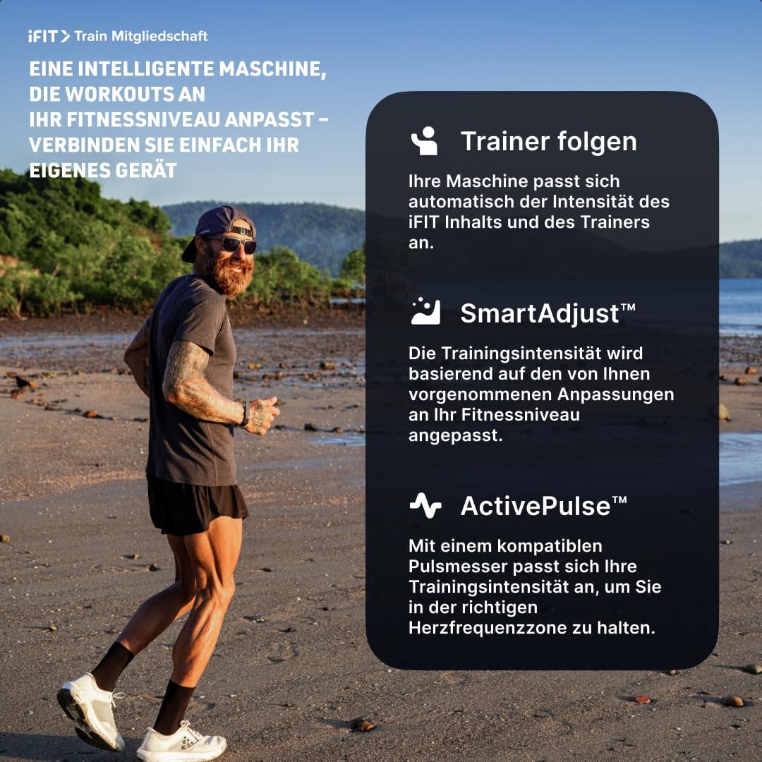 T-Serie: Laufband mit Steigung, Bluetooth & 136 kg Tragkraft