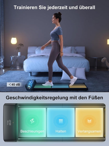 Klappbares Laufband: Für Büro & Zuhause mit LED‑Display & App