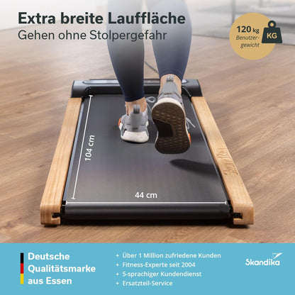 Nordik Walking Pad: Laufband für Home Fitness & Büro, mit Steigung