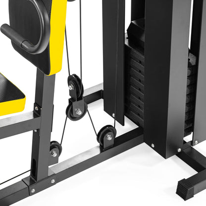 HG3 Kraftstation Multi-Gym mit 45kg Gewichten, erweiterbar auf 100kg