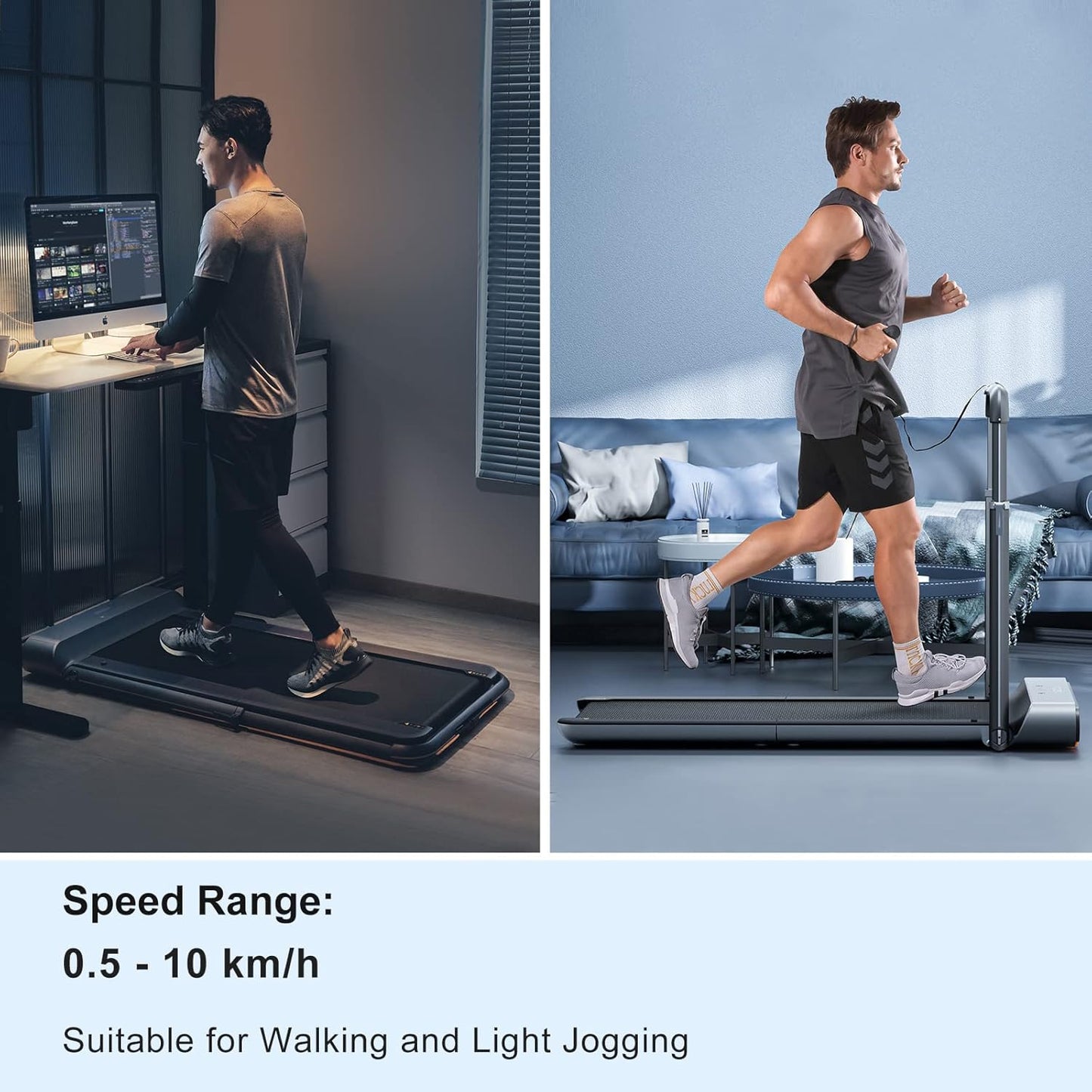 R1 Pro Faltbares Laufband – 2.2 PS Motor, 6.2 mph Max
