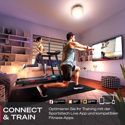 F31s: Profi-Laufband, 4,5 PS, 16 km/h, Bluetooth & App