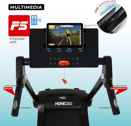 Sports HT3000 Laufband: 3.5 PS, 10 mph, 15% Steigung, App