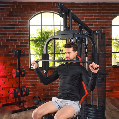 Home Gym HS-1044K Multifunctional Fitness Station with Weight Stack