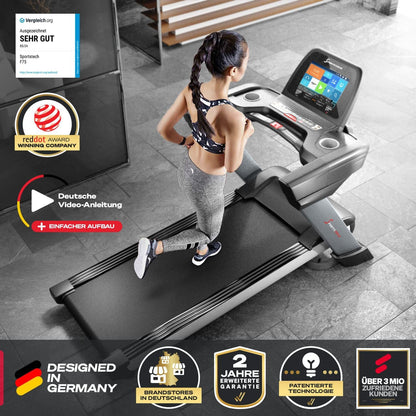 F75: Profi-Laufband, klappbar, 7 PS, Android, Made in Germany