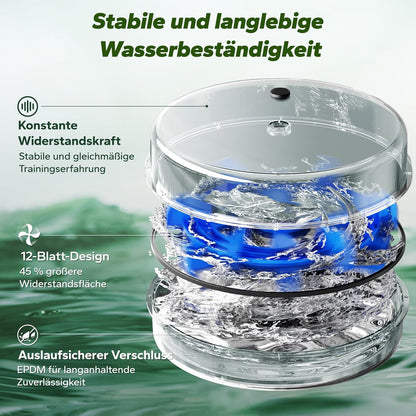 Wasser-Rudergerät aus Holz: Klappbar & interaktiv für Zuhause