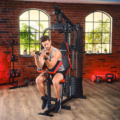Home Gym HS-1044K Multifunctional Fitness Station with Weight Stack