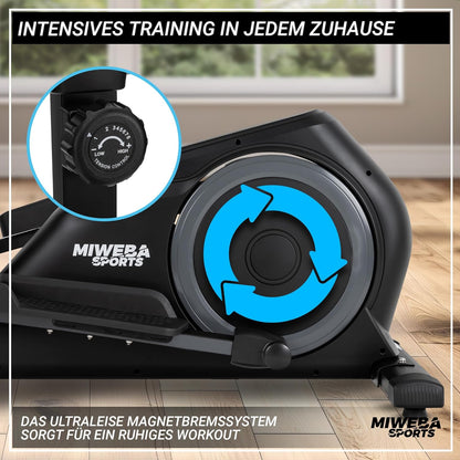 Sports MC500 Crosstrainer: Leise, 7kg Schwungmasse, LCD Monitor, Heimtrainer