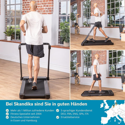 Nordik Laufband für Zuhause & Büro | Walking Pad mit Steigung