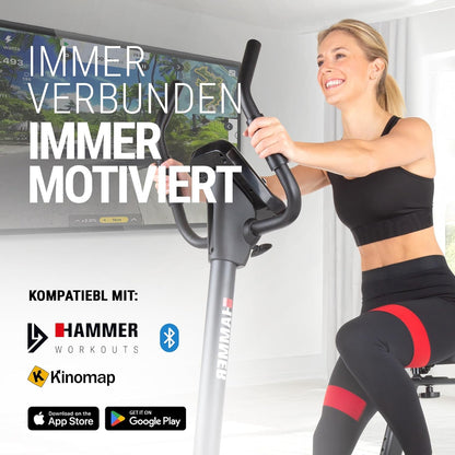 Cardio XT6/XT7 Ergometer Heimtrainer Fahrrad mit Bluetooth & App